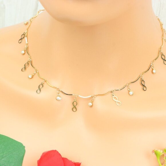 "Minimalist & Elegant Necklace Chain – Perfect for Women & Girls | UNVRC1015 - Picture 8 of 10